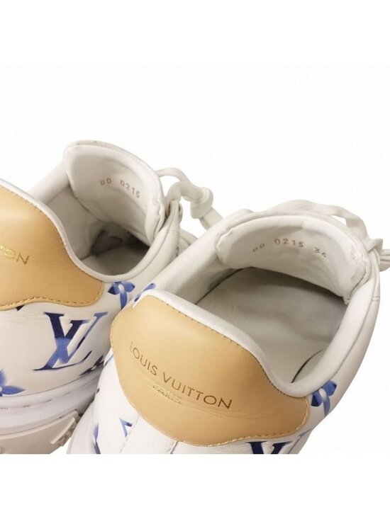 Louis Vuitton Time Out Sneakers Monogram Shoes Notical 1 Ahooc Blue 25SS - Picture 7 of 10